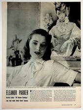 Eleanor Parker Magazine Article & Ads 1940s Ephemera Purolator Gibson picture