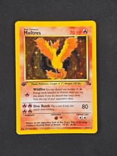 Moltres 1st Edition Fossil #12 Excellent picture