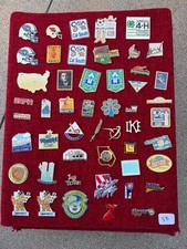 HUGE ESTATE COLLECTION – 900+ ASSORTED VINTAGE & MODERN LAPEL / ENAMEL PINS picture