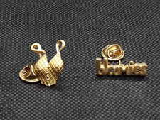 Vintage Lot of 2 Bloomies Vintage 1980's Bloomingdale's New York Store Pins picture