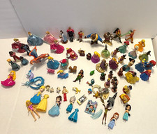 Disney Princess Character Figure Lot 70+ Clip Dresses Accessories Mixed Toys HTF picture