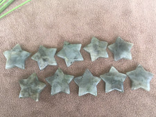 10pc Natural labradorite Quartz hand Carved pentagram crystal  healing picture
