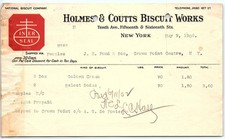 1902 Holmes & Coutts (NABISCO) Biscuit Billhead, NY picture