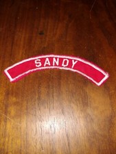 Vintage Boy Scout Sandy Utah Red White state strip BSA 1952-1970's picture