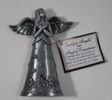 Ganz Faithful Angels Pewter Angel of Remembrance Figurine,Sculptures & Figurines picture