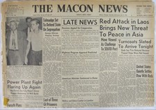 Vintage 1955 ALBERT EINSTEIN End Nuclear War Appeal Newspaper picture