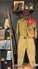 Rare 1930’s UNION MADE Vintage Boy Scout Troop 22 Buffalo Uniform And Full Kit picture