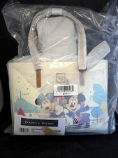 Disneyland 70th Anniversary Dooney & Bourke Tote Bag Mickey Minnie Brand New picture
