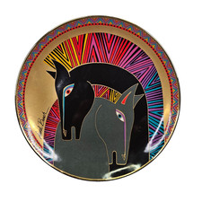 Vintage Laurel Burch Royal Doulton “Embracing Horses” Decorative Plate 1995 picture
