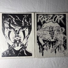 Razor B&W Art Prints Lot 2 Everette Hartsoe Dell Barras London Night Studios picture