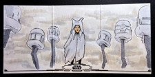 2025 Star Wars Smugglers Ahsoka in Graveyard  1/1 Triptych Sketch Chris Colyer picture