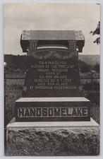 RPPC Handsome Lake Grave Onondaga NY Iroquois Prophet Indian Religion picture