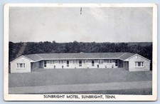 Sunbright Tennessee TN Sunbright Motel Roadside US Hwy 27 Postcard picture