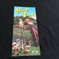 Original 1960 Parrot Jungle South Red Road Miami Florida Promo Card Brochure picture