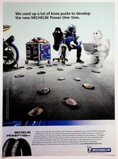 Michelin Power One Tires Ad 2009 Vintage Magazine Print Motorcycle Racing picture