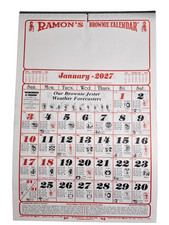 2027 Ramon's Brownie Calendar Original Old Fashioned Almanac Wall Calendar picture