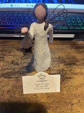 Vintage 2000 Willow Tree “Angel Of Hope” Angel With Lantern Demdaco Susan Lordi picture