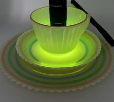 Macbeth Evans UV Reactive Petalware Cremax Pastel Rings Opalescent picture