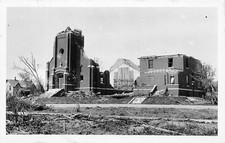 J51/ Fergus Falls Minnesota RPPC Postcard c1930 Tornado Disaster  Church 176 picture