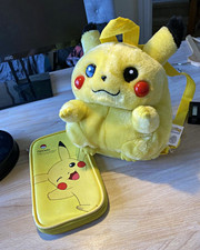 Nintendo Pokémon Pikachu Plush Backpack Yellow, 1997 picture