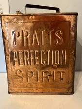 Vintage Pratts Perfection Spirits 2gal Gas Can picture