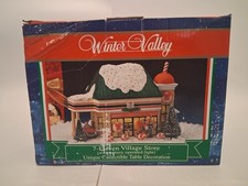 Winter Valley 7-Eleven Village Store Lighted Table Decoration Christmas Open Box picture