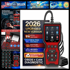 Professional OBD2 V519 Scanner - 2026 Upgraded OBDII + CAN Code Reader, Live Dat picture