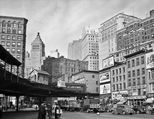1941 Lower Manhattan New York City NY Vintage Old Photo 8.5