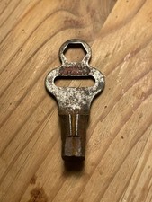 Vtg Roller Skate KEY to Tighten Clamp-on Skates 1950-1960 Speed King style picture