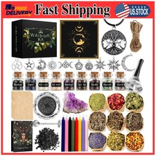LAVEVE Witchcraft Supplies Kit for Spells, 56 PCS Beginner Witch Box picture
