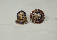 Vintage 10K Solid Gold BPOE Elks Pins Lot (2) Vargas picture