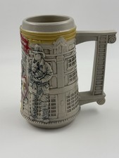 Budweiser Honor & Courage Firefighter Beer Stein CS470 Mug Vintage 2001 Bar picture