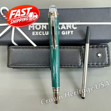 MONTBLANC StarWalker Polar Green Resin Rollerball Pen w/ Box & Refill picture