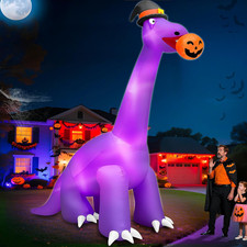 16 Ft L Giant Halloween Dinosaur Inflatables Halloween Decorations Outdoor picture