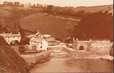 Readymoney Cove, Cornwall, 1900, Reproduction Nostalgia Postcard Club picture