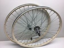 Vintage 1940s Bicycle Wheels Rims 26” 2.125” Dropcenter Schwinn Roadmaster  picture