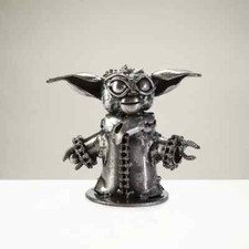 KALIFANO Metal Art: Baby Yoda Inspired Recycled Metal Sculpture (NEW WITH TAGS) picture