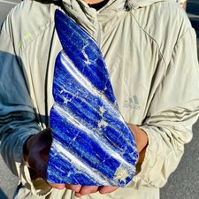 5.2LB TOP Natural Lapis Lazuli jasper quartz crystal Furnishing articles picture