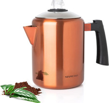 5-8 Cup Coffee Percolator Stovetop, Stainless Steel Coffee Pot picture
