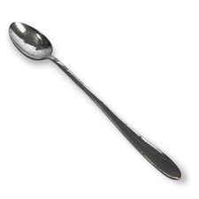 Union Pacific Railroad UPRR Dining Car Silverplate 8” Iced Tea Spoon (As-Is) picture
