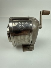 Boston KS Vintage Pencil Sharpener Hand Crank 8-Hole, Desk or Wall Mount picture