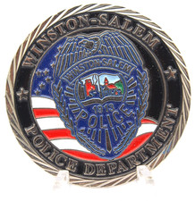 Winston-Salem Police Department NC 1913 Challenge Coin 1.5