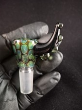 Heady Hand Blown Glass Slide/BOWL 14mm picture
