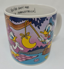 Valentine's LOVE Donald Daisy Mug “Moonstruck” Applause Disney NEW OLD STOCK picture