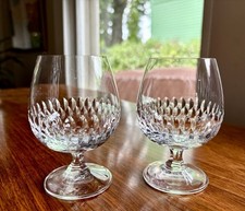 Brandy Snifters Petal Cuts Lead Crystal Set picture