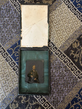 Ambrotype Photograph With Case Antique Victorian Photograph picture