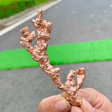 37G Rare iridescent Native Copper crystal mineral specimen picture