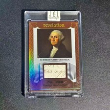 George Washington 55/99  2025 Eternal Revelation Celebrities history Relic picture