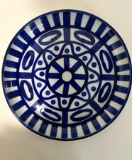 Dansk Arabesque Salad  Plate Blue White 8 Inches picture