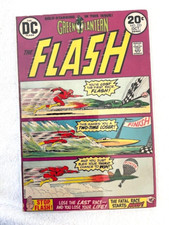 VTG THE DC Flash # 223 COMIC BOOK 1973  Dick Giordano Art Green Lantern OLD picture